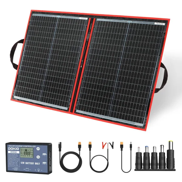 DOKIO 100 W pliable avec régulateur
